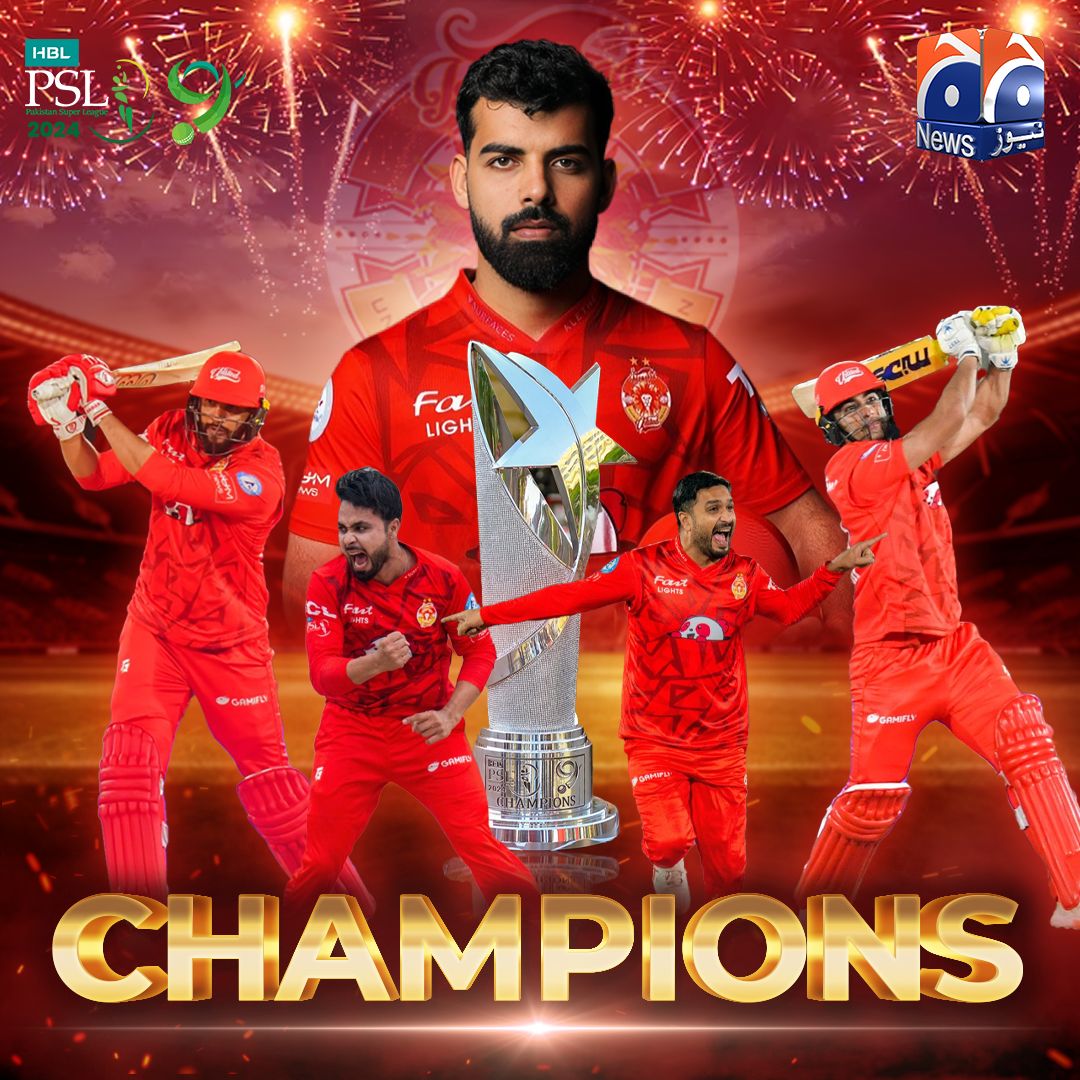 *Islamabad United become record three-time PSL champions 🏆*
#PSL2024 #IUvsMS 
#RoyalAnnouncement #KateMiddleton #ฮเยริ #KingCharles
