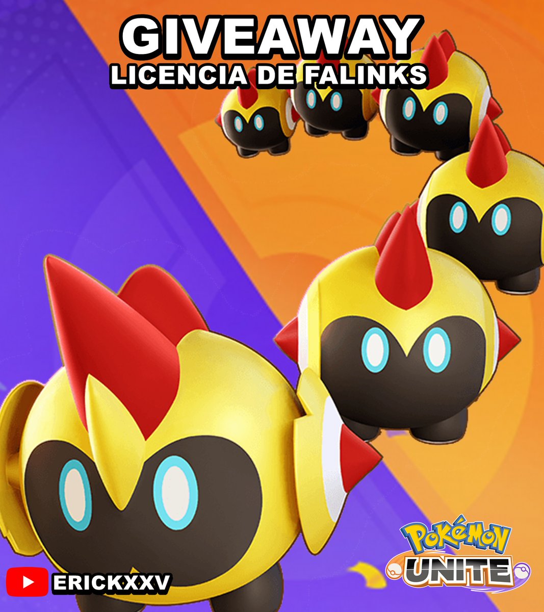 🪱 FALINKS EN POKÉMON UNITE! 🪱

 Giveaway para la nueva licencia de #PokemonUnite 

REQUISITOS:
- Follow <a href="/ErickkXXV/">Erick De Lira</a>
- Like + Retweet

BONUS:
Suscribete a mi canal de Youtube
(Link en el primer comentario)  

🥳 El ganador será anunciado cuando sea el lanzamiento del Pokémon!