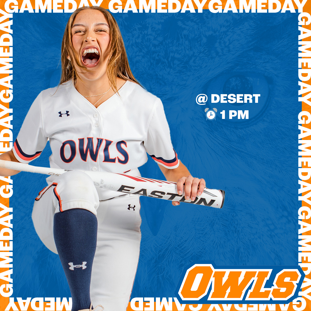 😤 Citrus Softball takes a break from conference action for an afternoon contest at the College of the Desert! 🦉 #citrUS