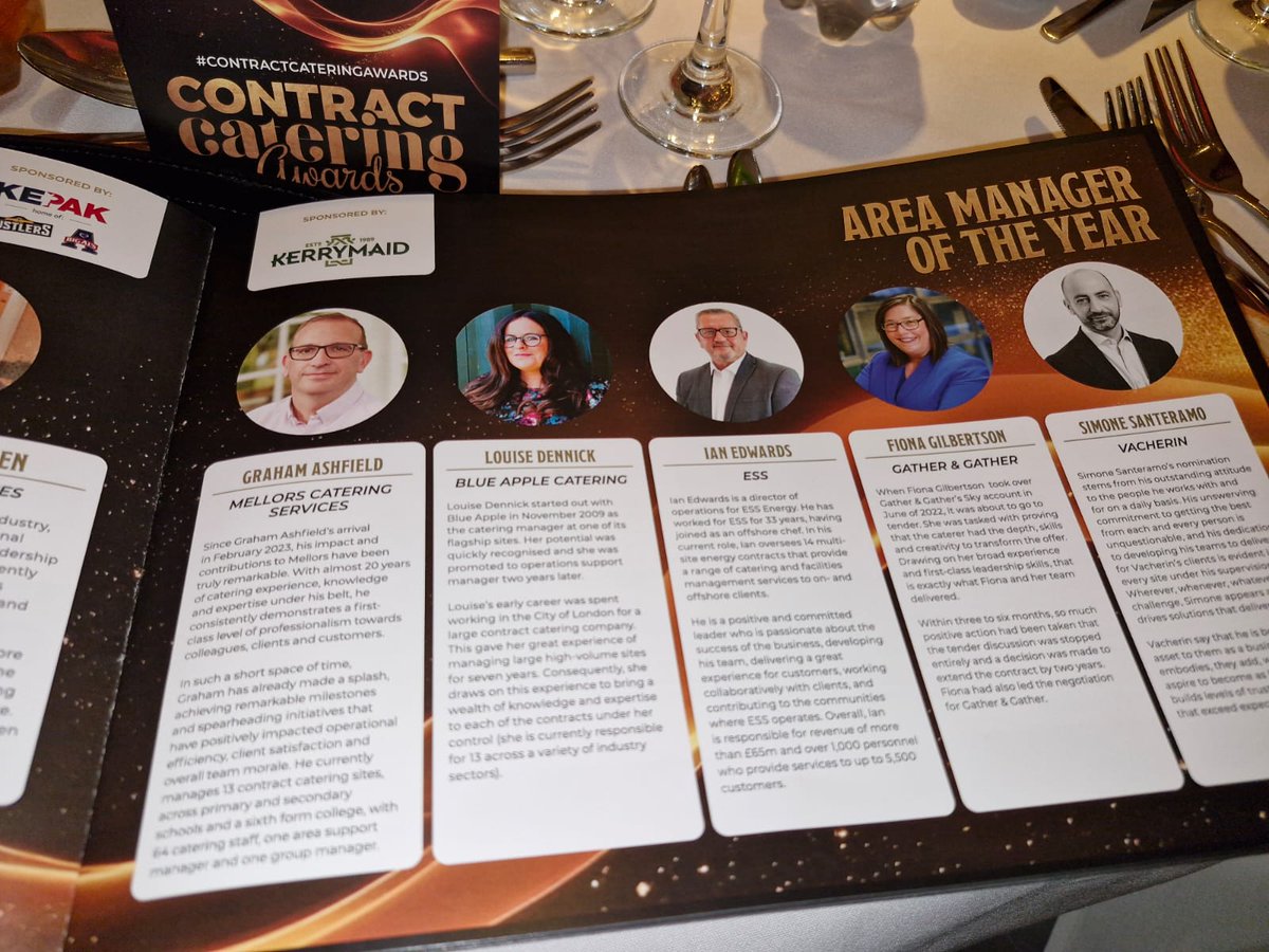 The stage is set, and the Contract Catering Awards 2024 have officially kicked off! Best of luck to our incredible finalists Emma and Graham. Their dedication to get to this has been amazing! 🌟
#ContractCateringAwards #TeamMellors #Awards
