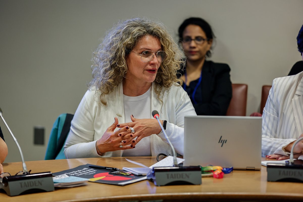 '85 % of our network is made up of women', Piluca Querol during the first global network of women of film and audiovisual media launching #InvestInWomen #InvestInWomenFilmandTelevision #CSW68