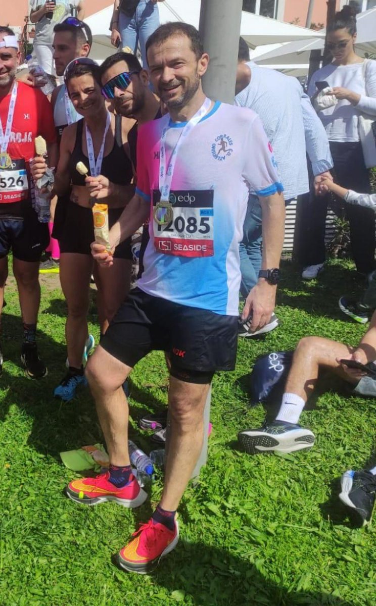 CDACorrales's tweet photo. Nuestro jabato Emilio también disfrutó de lo lindo ayer en la media maratón de Lisboa 🙌🏼🙌🏼 enorme 🐗🐗 https://t.co/lG7qkS1edr