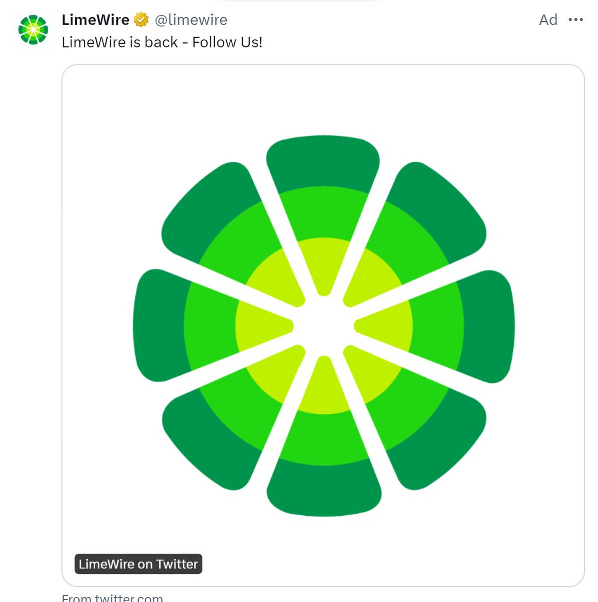 Oh, good. Relive early 2000s memories of getting a lot of viruses on your computer.