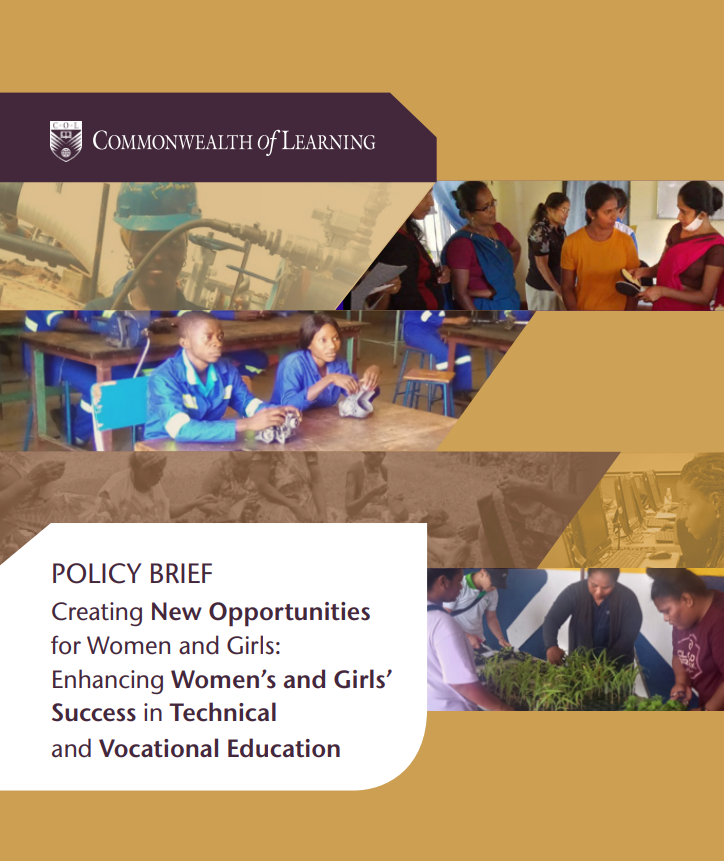 This policy brief by @COL4D makes recommendations for increasing women’s & girls’ participation rates in employment-related skills #training, as well as #genderresponsive approaches to improve women’s & girls’ retention and success in #TVET. Read more or download your free copy