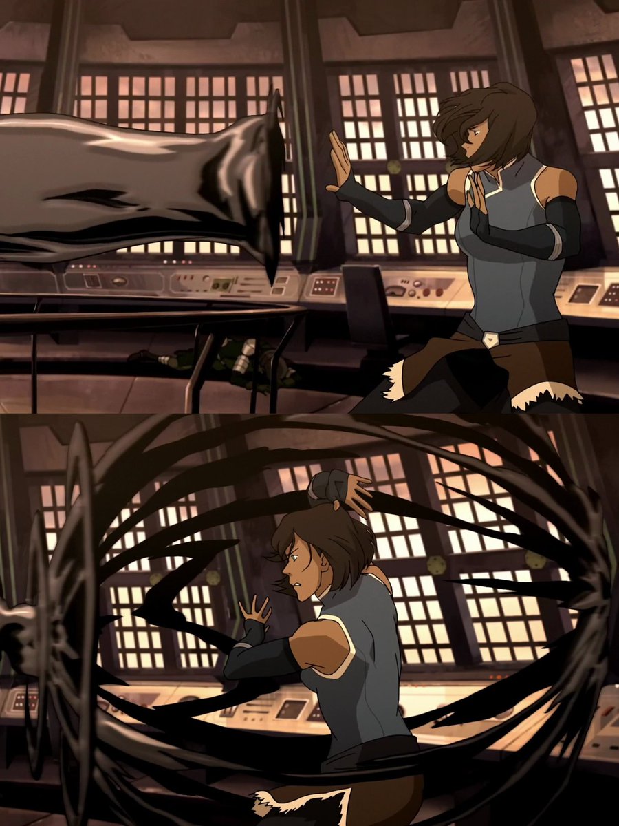 Fun fact: Korra is the very first Avatar to ever have the ability to metalbend.