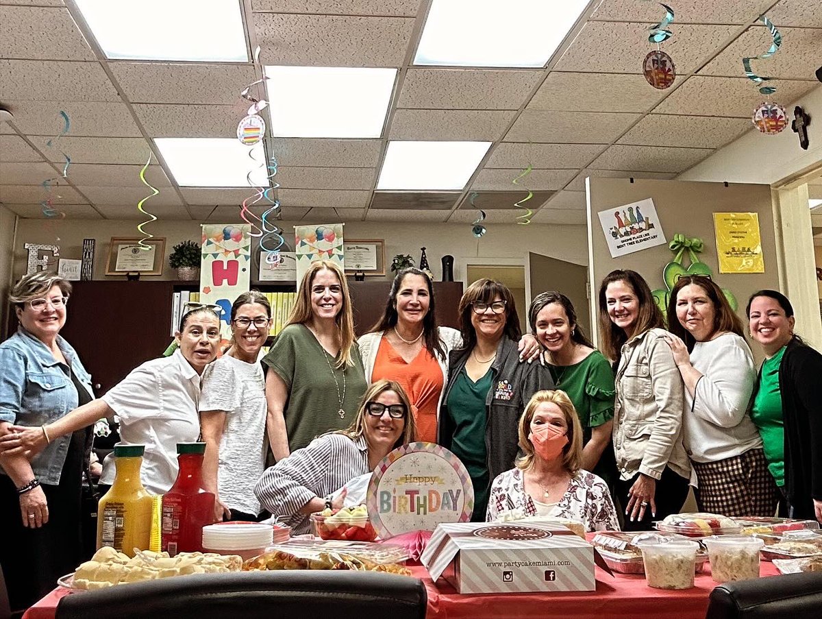 Help us in wishing our amazing Principal, Mrs. Falcon a HAPPY BIRTHDAY 🎂🎉 BTE is fortunate to have you as our principal! We hope you enjoyed your day! @SuptDotres @MDCPSSouth