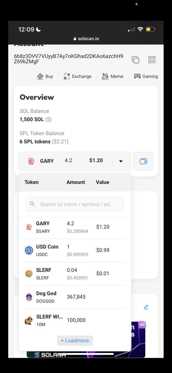 <a href="/fexir1/">FEXIR | CRYPTO ♟️🎯</a> <a href="/Slerfsol/">Slerf</a> The ticker is #10M we AirDrop 1% of the supply to the $SLERF DEV FOR THE CULTURE THIS IS GONNA BE BIG 
Ca: 2UT9FtxkV382LEAzJv5fCpgDEVWF1EDtBe49Ek97JRg6