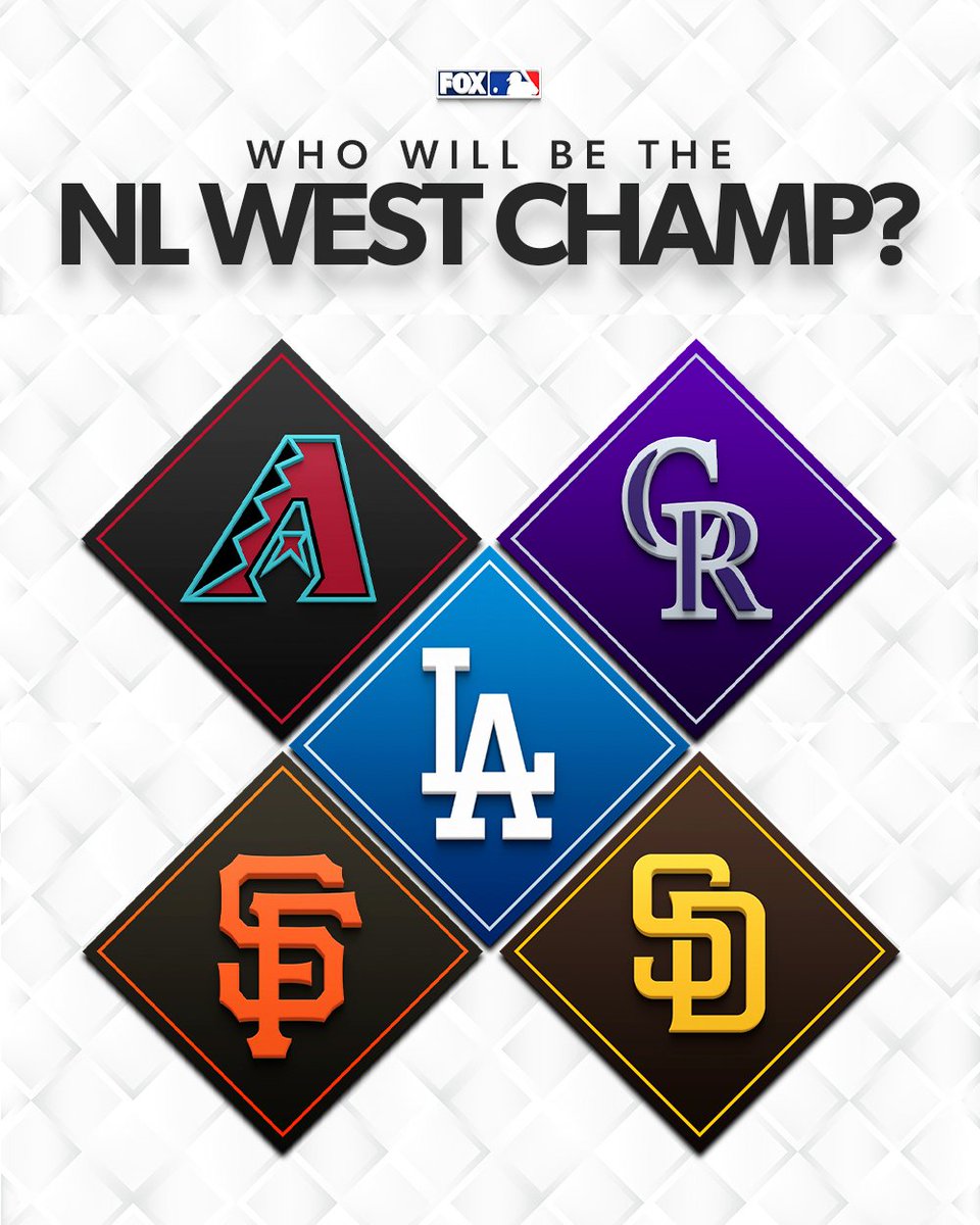 Who is winning the NL West? 🤔