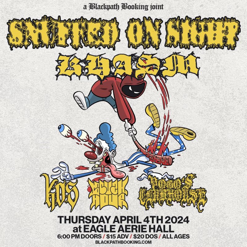 NEXT UP: April 4th with <a href="/SnuffedOnSight/">Snuffed On Sight</a> and <a href="/Khasmlv/">KHASM</a> 

Huge thanks to <a href="/blackpathlvhc/">Blackpath LVHC</a> for throwing us on this one, tickets available at the 🔗 on our page

#metal #lasvegas #lvhc #music #vegas #shows #blackpathbooking