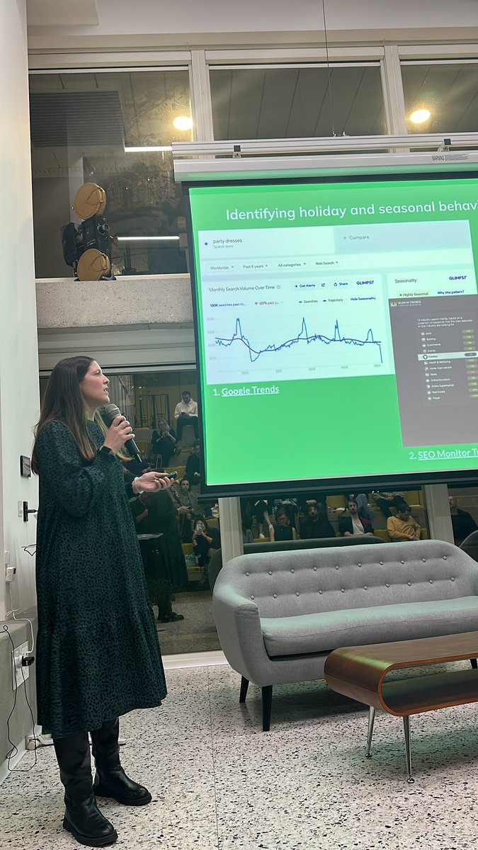 I missed #ecommerce #seo talks 💚 <a href="/MatildePM/">Matilde M.</a> is smashing it