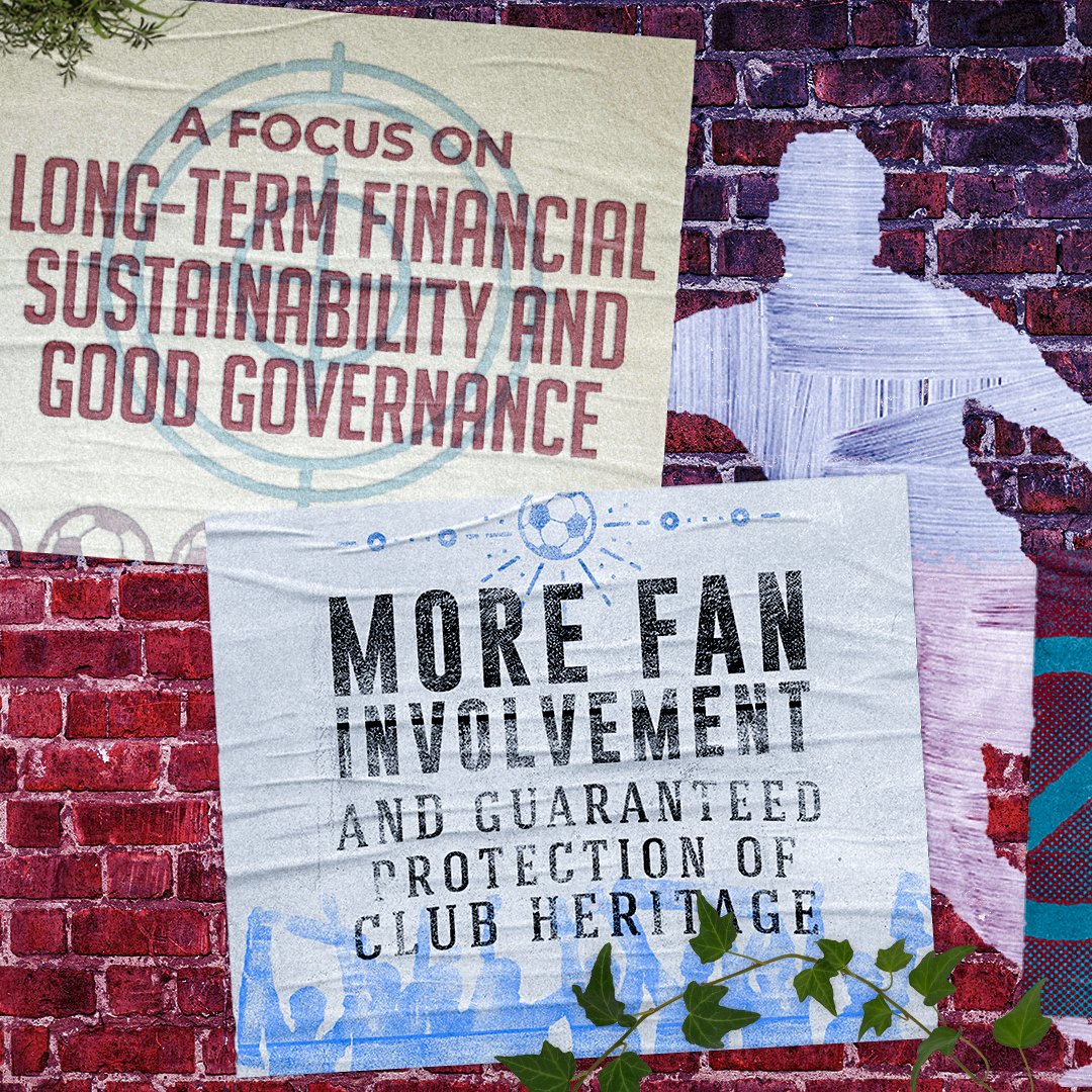DCMS's tweet photo. The Football Governance Bill will put fans first, with:

⚽ An independent regulator and licensing for English elite men’s football clubs
📃 More financial sustainability and governance
👨‍👩‍👧‍👦 More fan involvement
🏆 Blocks on breakaway competitions

Find out more: