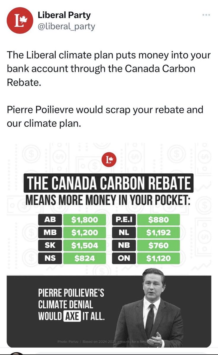 @MartinBowRiver The rebates are going up! 

#IStandWithTrudeau 🇨🇦
#IStandWithTheCarbonTax