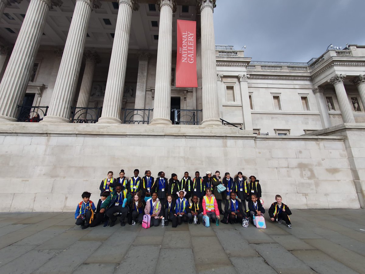 StMarys_SW8's tweet image. Year 4 had a great day exploring art at the @NationalGallery and even stumbled across a painting we have (a copy
of!) on our walls! #exploringart #artonourdoorstep