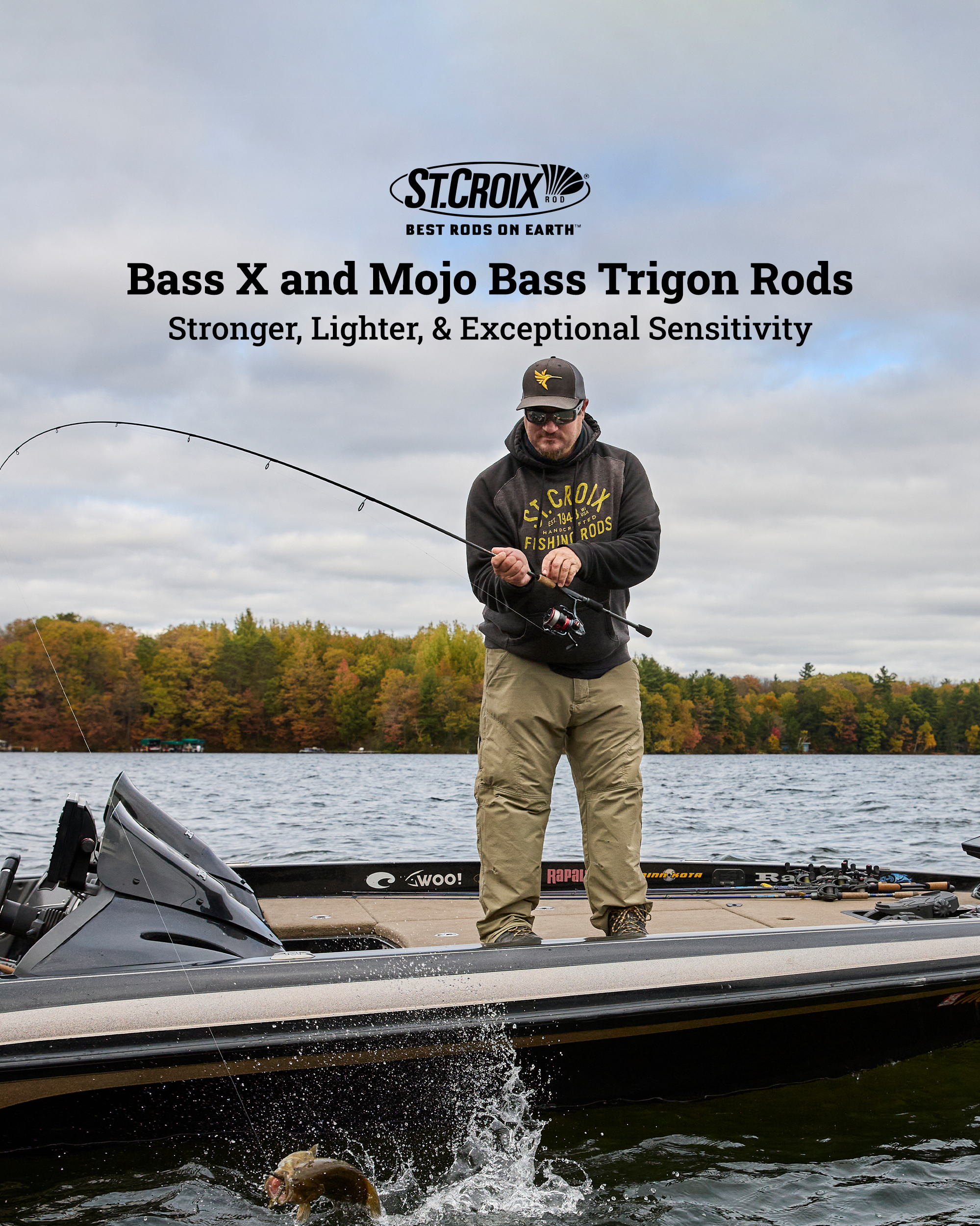 Tackle Warehouse on X: Increased Sensitivity With A Custom Feel, the  latest @StCroixRods Bass X & Mojo Bas Trigon Rods. Stronger, Lighter, &  Exceptional Sensitivity. Shop Now 👉 [  #TackleWarehouse