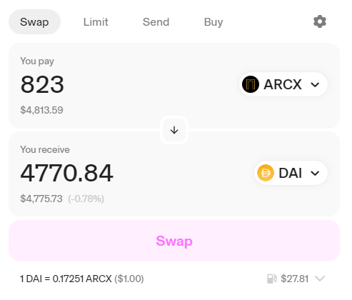 got $ARCX airdrop x.com/Archiitex_ai/s…