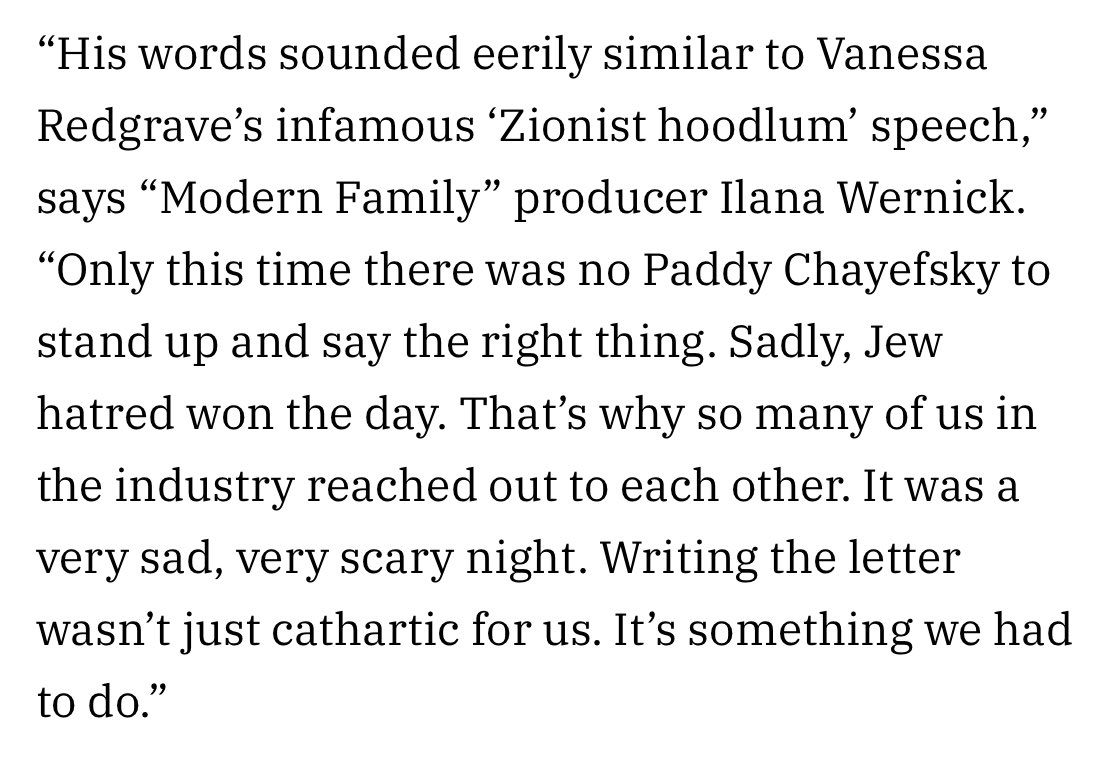 “Jew hatred” from a Jewish man who made one of the most impactful holocaust movies WITH the Auschwitz Museum? None of these people are even trying to make sense anymore it’s just about silencing dissenting voices