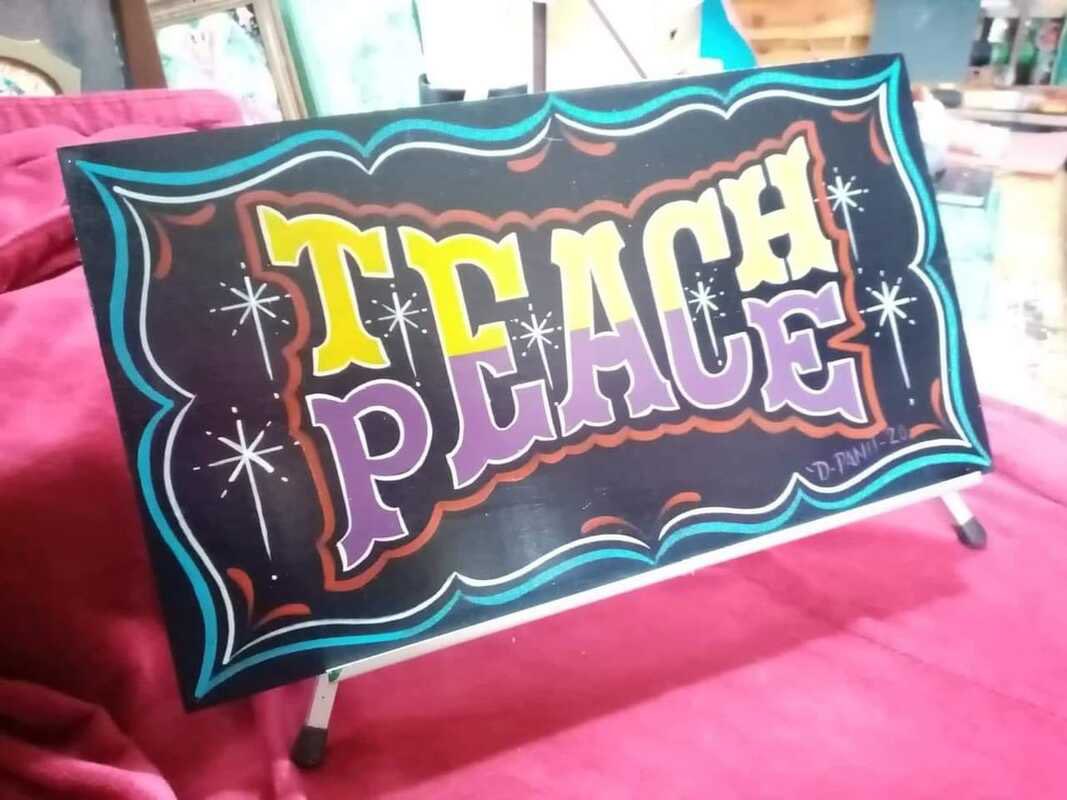RevoltingArtist's tweet photo. INTRODUCING THE REVOLTING ARTISTS
🖼️ Dave Panit is a sign painter extraordinaire & former artist at Glastonbury Festival
https://t.co/mbSXqQ2eDX
#RevoltingArtists #RevoltingArt #ImRevolting
#ArtIsPolitical #SignPainting #Artivism https://t.co/ap1vgUYS6q