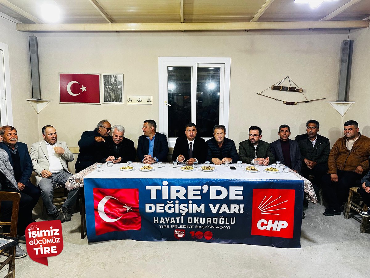 okurogluhayati's tweet photo. 📍Musalar Mahallemizde bizleri coşkuyla ve büyük bir kalabalıkla karşılayan mahalle halkımıza teşekkür ediyorum. Kırsal mahallerimiz için geliştirdiğimiz, kalıcı projelerimizle 13 gün sonra #değişim için geliyoruz.
#olurolur #tireittifakı #chp #hayatiokuroğlu https://t.co/IuAWT5ZII9