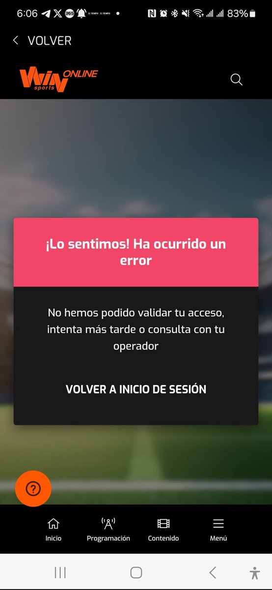 vladox's tweet photo. @Tigo_Colombia buenas tardes. No encontré forma de reportar esta falla, pues las opciones telefónicas no tienen esta posibilidad. Les solicito su ayuda con un ser humano que pueda atender esta falla que según @WinSportsTV depende del operador. https://t.co/ibqwAA8mVK