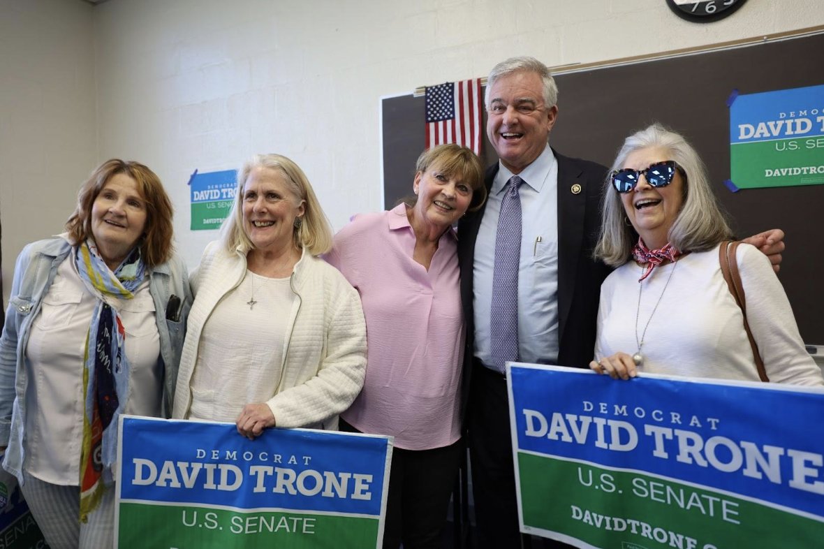 davidjtrone's tweet photo. Thank you @calvertdemocrat and President Cindy Yoe of the @CCDWomensClub for having us. Residents know the toll crumbling infrastructure takes on daily life &amp; Solomons Bridge has plagued us for too long. As your Senator, I'll keep pushing for sustainable infrastructure solutions. https://t.co/M6BthEOK6a