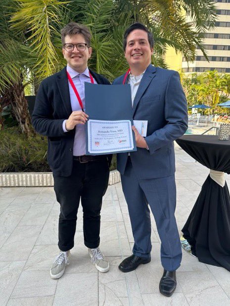 Montoya_Radio's tweet photo. Congrats to Dr. @armndovera88 for his eContour award! A UMiami superstar, this is the first of many accolades for his 🎸 work ethic #ACRO24 https://t.co/CudJFPoJMP