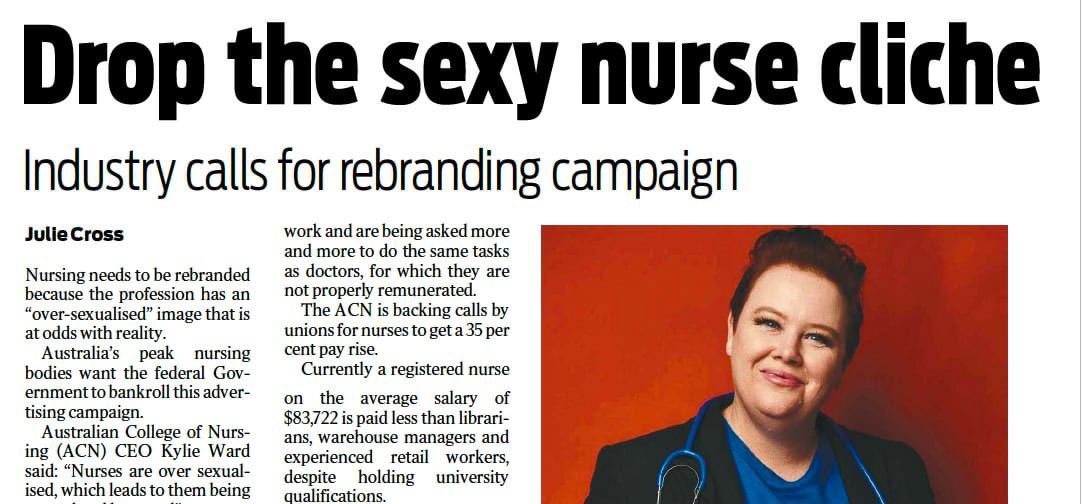 🚨 ACN CEO @kylieward calls for Govt action! Nurses do more than you think. Yet, they're underpaid & undervalued. It's time for change. #auspol #NursesAreTheSolution acn.edu.au/media-release/…