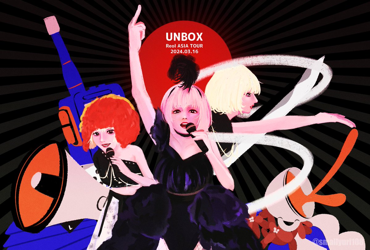 smallyuri108's tweet photo. 2024.03.16
UNBOX Reol ASIA TOUR
#Reol #雷寶黑盒子 #UNBOX https://t.co/2naCi61BPE