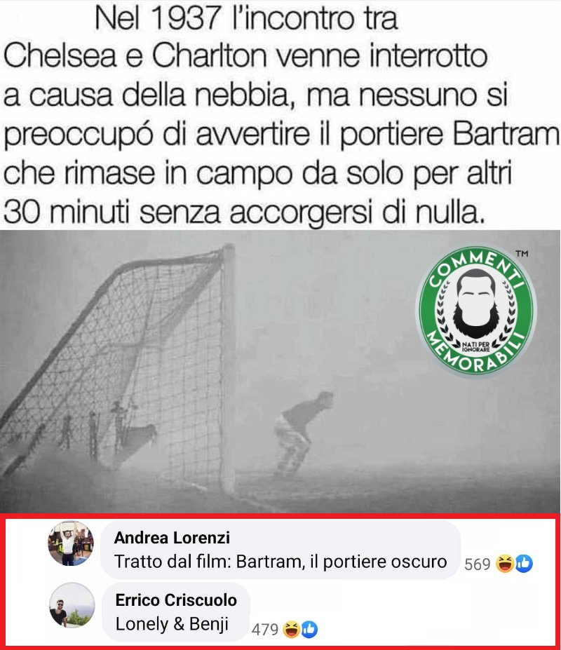 CM_Memorabili's tweet photo. Chi dimentica è disperso (nella nebbia). #commentimemorabili #oldbutgold #sambartram https://t.co/Xqs5a64rov