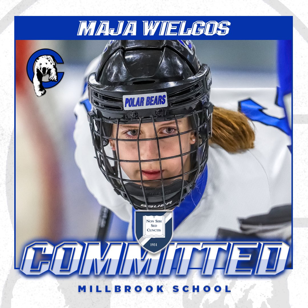 Congratulations to Maja Wielgos on her acceptance and commitment to @millbrookschool @eshapey21 #Rollbears