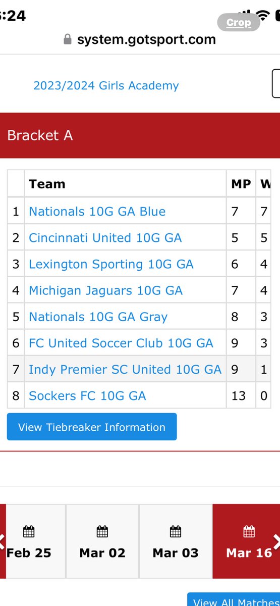 LexSC2010GA's tweet photo. @LexSC2010GA  Girls with a Big Time
Win over a tough Michigan Jaguars side today 3-1.  Securing sole possession of 3rd in the division with eyes towards the top…..@LexSporting @LSCyouth #DefendHomeTurf 💪💪💪 https://t.co/pitXkcTMLU