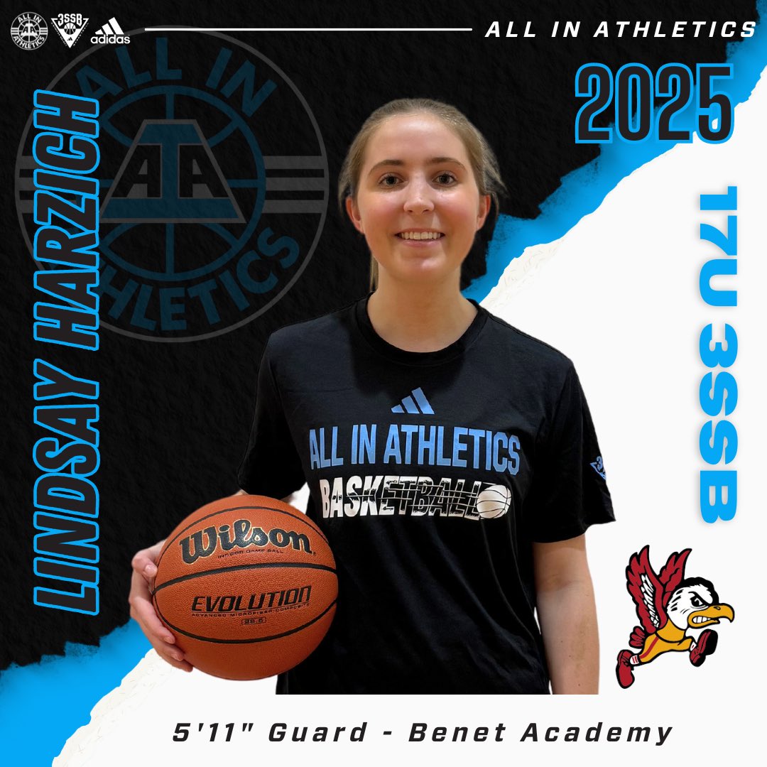 Excited to have 5’11” Guard Lindsay Harzich of <a href="/BenetGBB/">Benet Girls Basketball</a> on our #3SSB 17U Roster! 

Lindsay can flat out SHOOT IT from anywhere on the court! All-Conference (ESCC), All-Area (Daily Herald) and 4A HM All-State (IBCA), she is going to SHINE on the <a href="/3SSBGCircuit/">3Stripes Select Basketball Girls Circuit</a> 

 <a href="/LindsayHarzich2/">Lindsay Harzich</a>