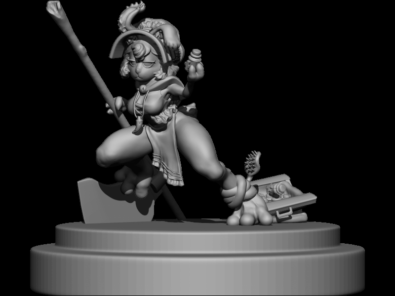 juztGamey's tweet photo. finished a commission for a dnd miniature somebody wanted done. https://t.co/ANjDuEMJgJ