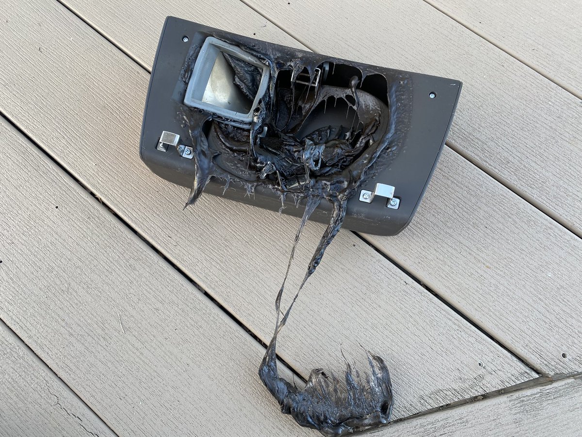 MedicMikeG's tweet photo. If anyone is considering buying the @biolitestove fire pit, do not waste your money. This is what just happened to mine. https://t.co/Ll58OyTjK6