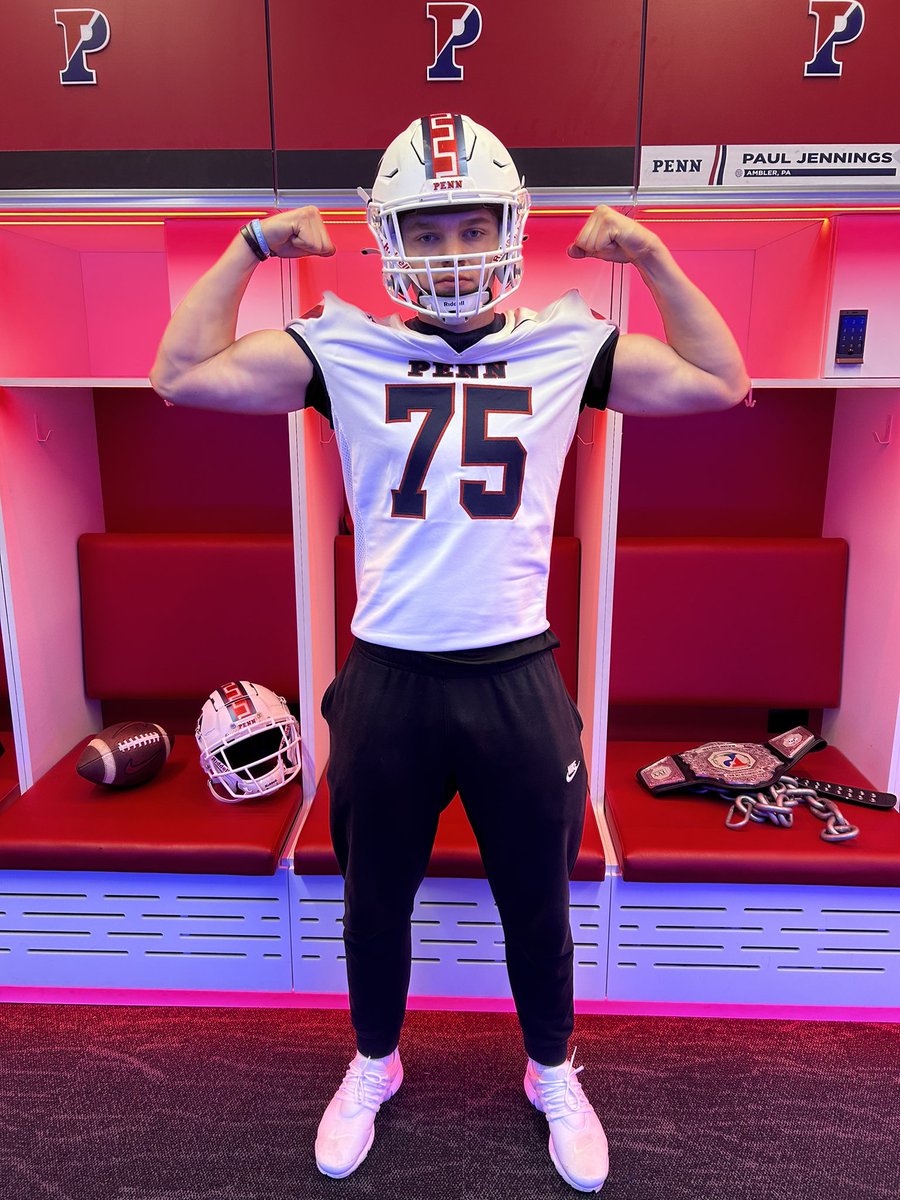 eli_zasadni's tweet photo. Thanks @PennFB for the great JR day. Loved campus and the new facilities. @CoachDupont @CoachPriore @CoachBobBenson @CoachHughesUP @CrusherFootball @CoachHornick @TASmith42 https://t.co/9Ac8Fo6rzR