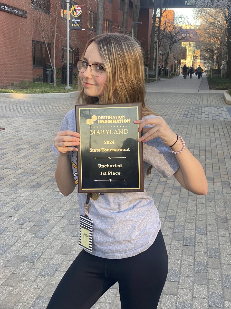 Congrats to Emma and her DI team! They are headed to Globals in May after a first-place win today at the state event! ❤️