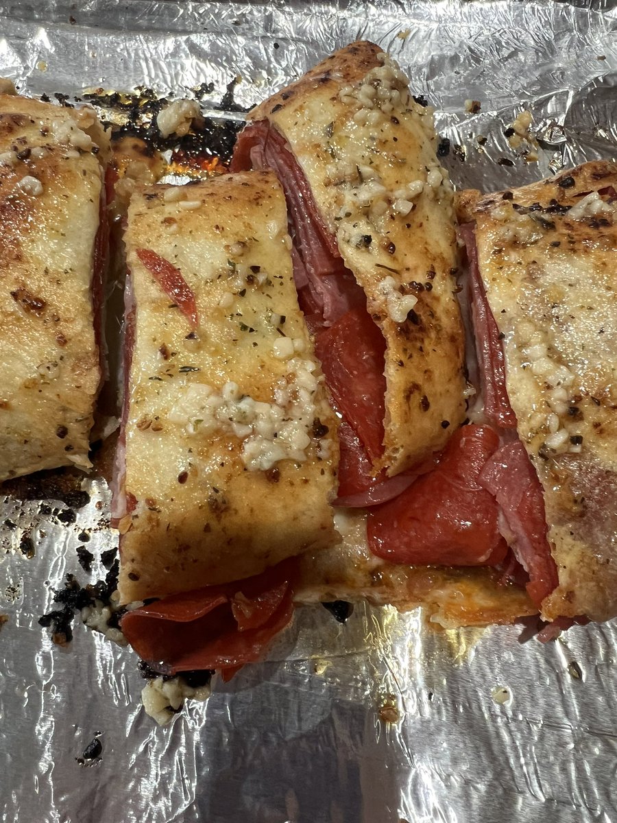Stromboli for Saturday snacks! #BBQ #grilling #bbqlife #homemade