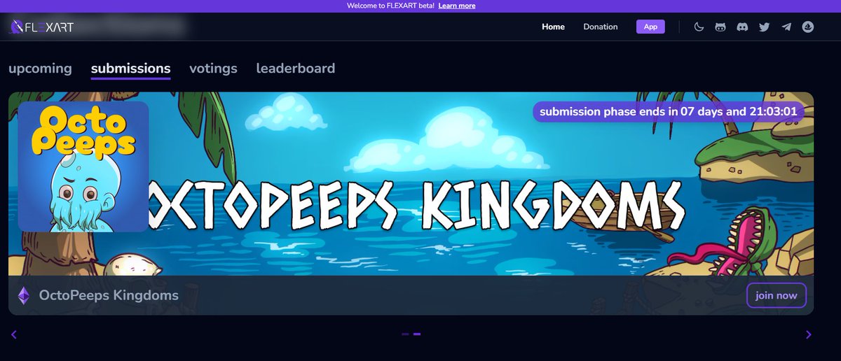 blockhero_'s tweet photo. ๐The next collection from @OctoPeepsNFT, #Kingdoms is kicking off a competition!
๐ https://t.co/wfrfoXQEZ6
Submit your entries at https://t.co/poq5mVfk9B for a chance to win 3 #KingdomsNFTs and a certificate for the most voted King! ๐
๐ Join the fun! #Flexart ๐ค #OctoPeeps https://t.co/GSfq6gZMyO