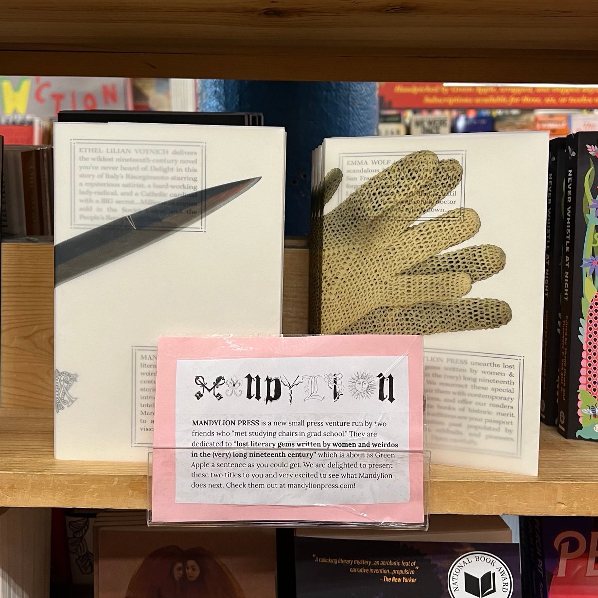 Small press shout-out! We have two books from Mandylion Press who are 'lost literary gems written by women and weirdos in the (very) long nineteen century'. Check them out!