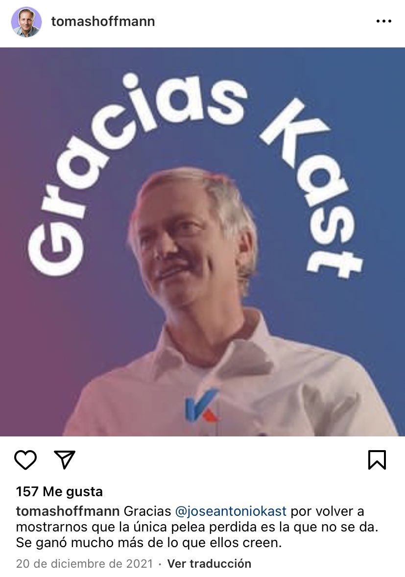 hernan_sr's tweet photo. 💣 BOMBAZO 💣
¿Ustedes saben por qué María José Hoffmann levantó la voz en las condes y frenó la candidatura de la Marcela Cubillos? 

Bueno aquí se los contamos:

En la municipalidad de Las Condes trabaja como experto en inteligencia artificial - cargo inventado- Tomás Hoffmann, el hermano republicano de ustedes ya saben quién.

Este personaje lleva años chupando de la teta de Peñaloza, a tal punto que también tiene un exceso de horas extras, que lo lleva a cobrar la suculenta suma de $6.052.239 mensuales. 

Entonces si Cubillos llega a ganar en Las Condes el señor Hoffmann pierde su peguita, por ende, como su hermana lo protege, ella quiere que Peñaloza se mantenga en el cargo, por eso el apoyo irrestricto a la actual alcaldesa. 

Así de mafiosos son. 
@PepaHoffmann 
@mcubillossigall