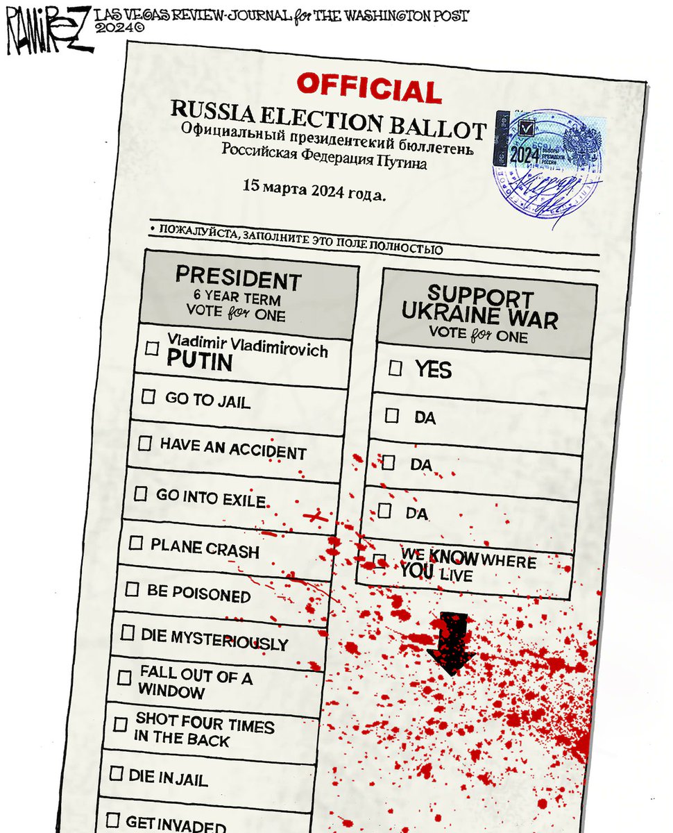 Cartoon from Washington Post - sadly very close to truth...