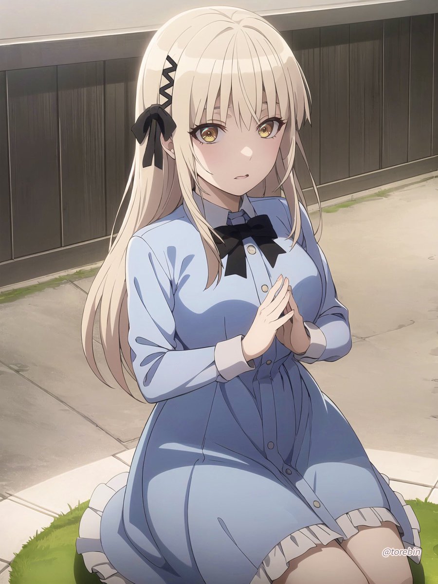 torebin's tweet image. ロングヘアのぱいちゃん、ちょっと大人ぽいかも？
Pai-chan with long hair might look a little more mature?

AI+加筆🖌️
AI+retouching🖌️
#河東ぱい
#AIイラスト
#AIart