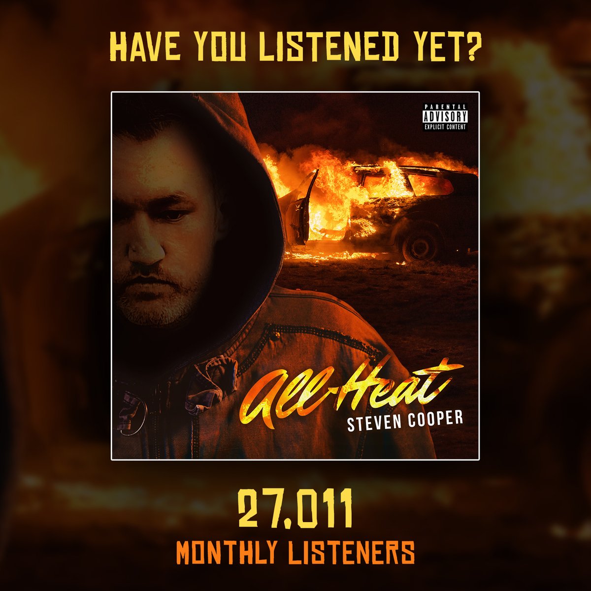 We cleared 27,000!!!! 🔥 #NewMusic #Spotify #AllHeat