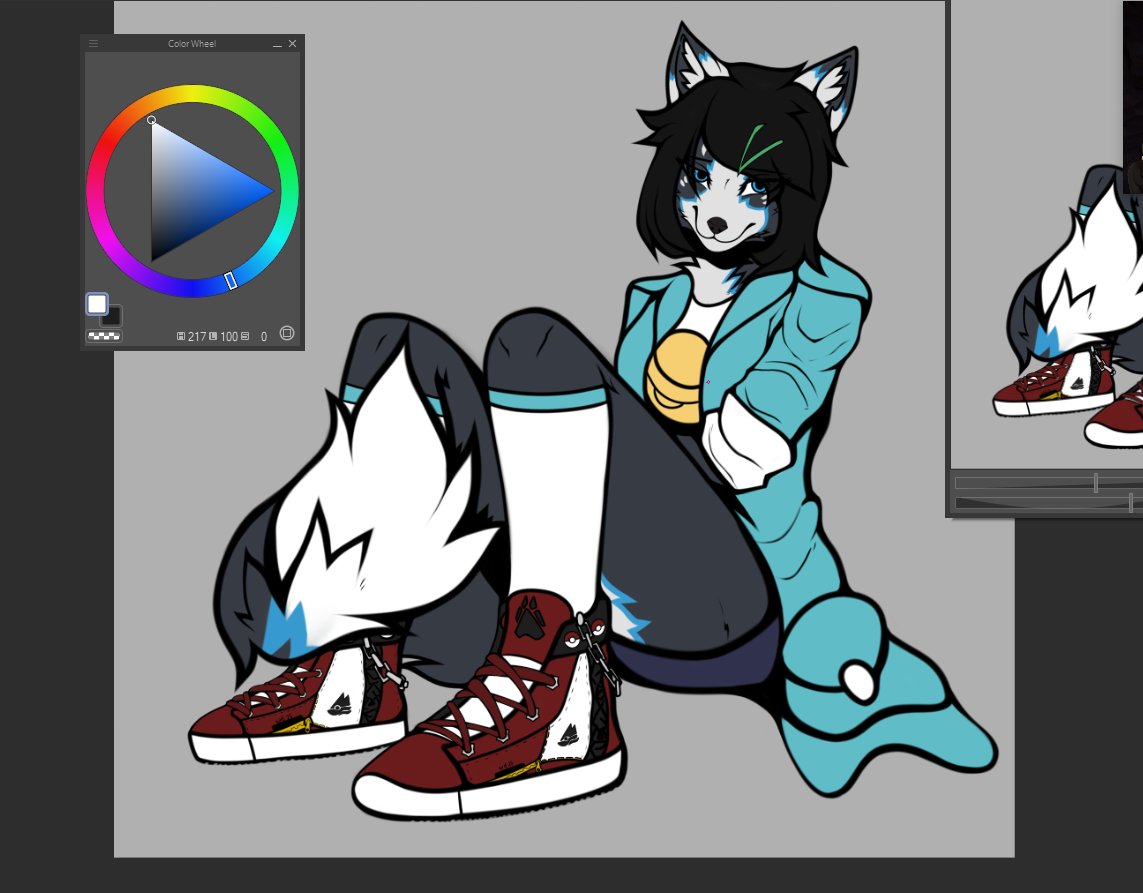 Akagamiart's tweet photo. w.i.p of the day #furry #furryart https://t.co/oXfwEhOjUZ
