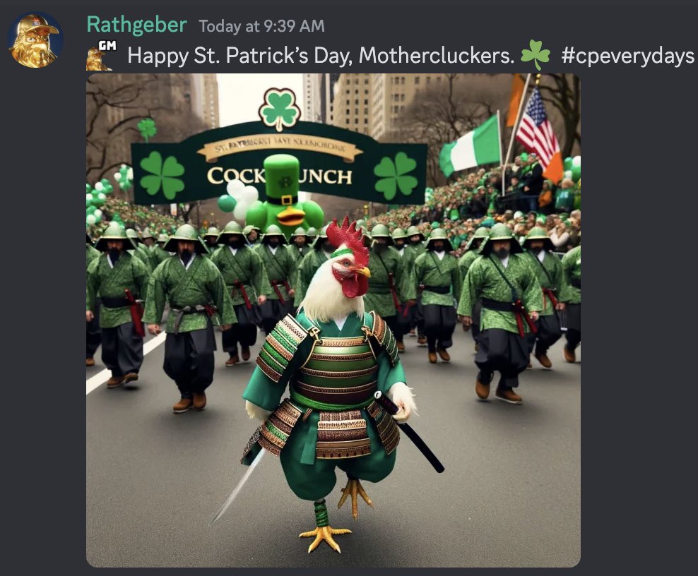 Everyday, @Rathgeber drops one of these beauties in our Discord, the unofficial <a href="/cockpunch/">CØCKPUNCH ™</a> home, from the brain of <a href="/tferriss/">Tim Ferriss</a>. Feel free to join us!

discord.gg/XPRBqAF35e