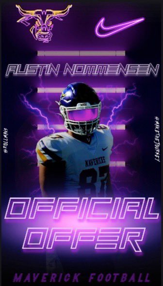 AustinNommense1's tweet photo. After a great call with @CoachIsaiahR, I am grateful to have received my first offer from Minnesota State University. @MinnStFootball @hoffner_todd @CoachHJones @mwscarletfb @OJW_Scouting https://t.co/OTyE2PGCYJ