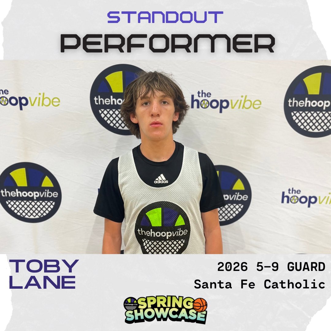 #HoopVibe Spring Showcase Game 4: Standout 2026 5-9 G Tony Lane was in full control of the offense. High energy guard who pushes the tempo. Absolute pest on defense. Good shooter from deep and inside the circle.