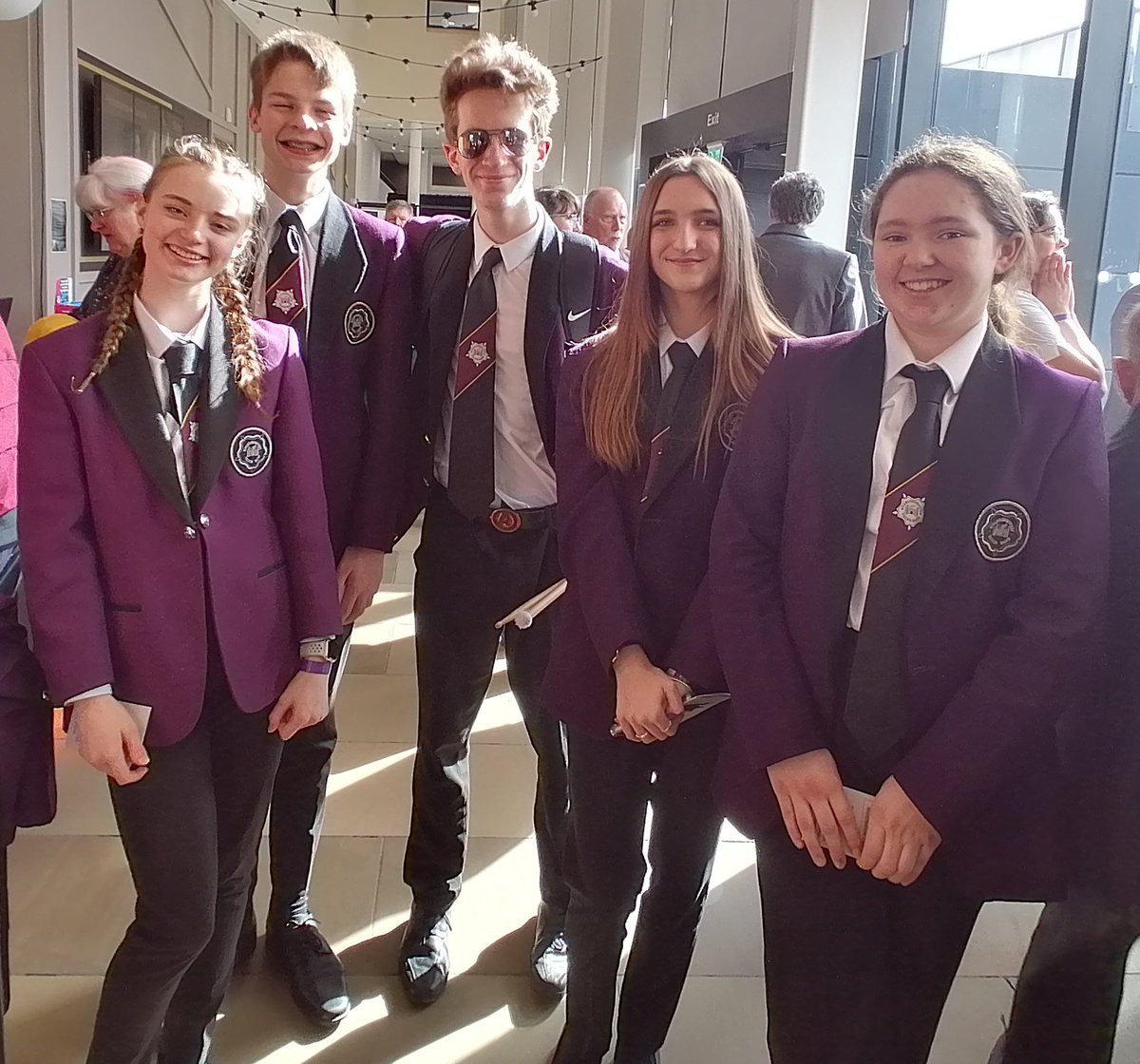 Very proud of all of our young players at the North of England Brass Band Competition today, and especially pleased for India who was awarded the best solo cornet award. #BrassBand contest #teamwork #Knaresborough