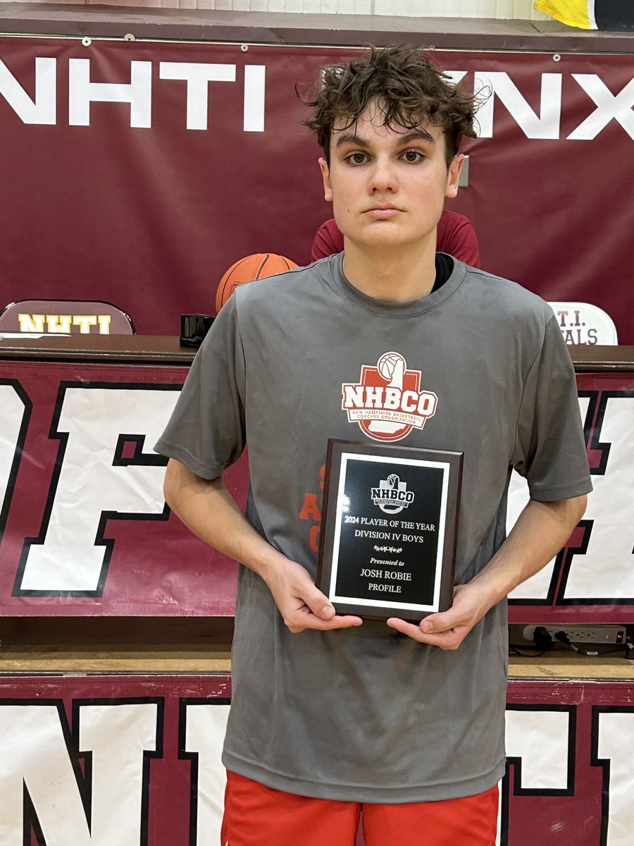 NhbcoHoops's tweet image. NHBCO D4 Player of the Year Josh Robie- Profile High School