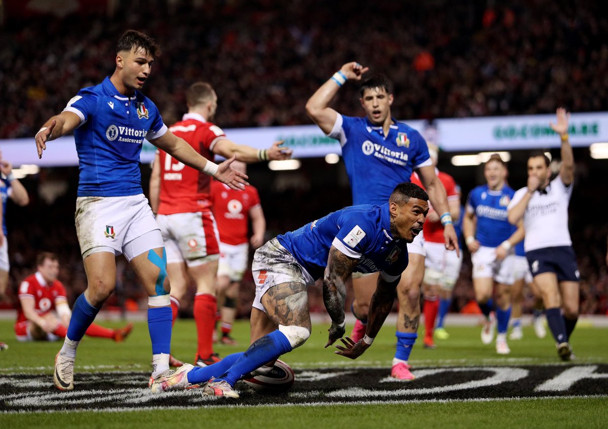 Una vittoria che entra nella storia, riscrivendola. Nuovo, fantastico successo dell'#Italrugby: si impone in Galles e chiude il #SixNationsRugby 2024 con 2 vittorie e un pareggio che, insieme al punto di bonus difensivo ottenuto contro l'Inghilterra, valgono 11 lunghezze…