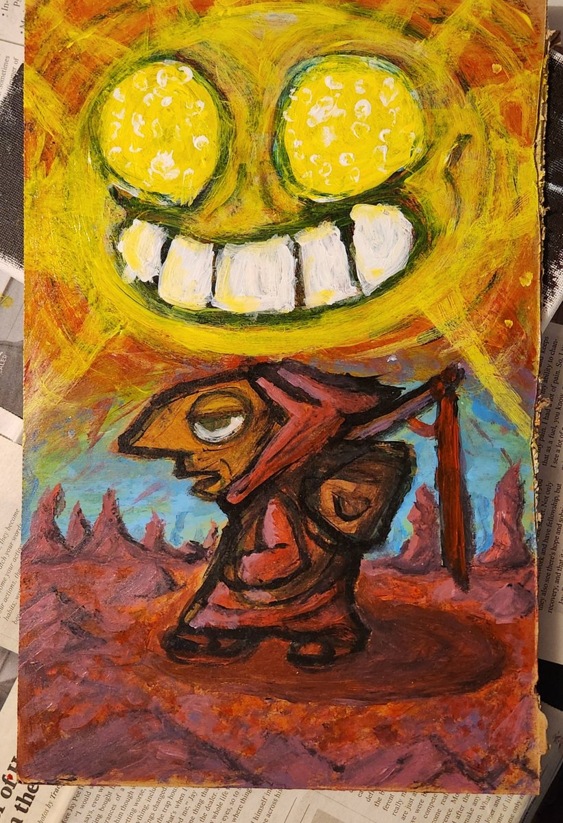 Cardboard canvas acrylic junk

Ten thousand million mile walk STAR EYES